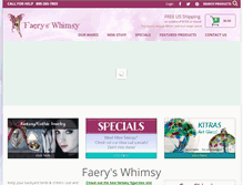 Tablet Screenshot of faeryswhimsy.com